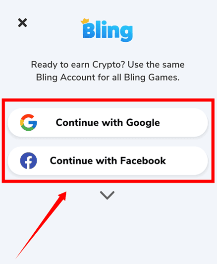 Bling account তৈরি করুন